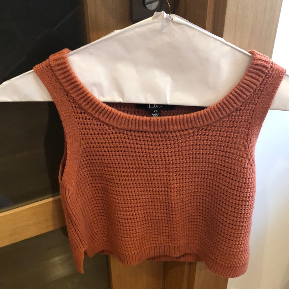 LULUS Crochet-Style Crop Top